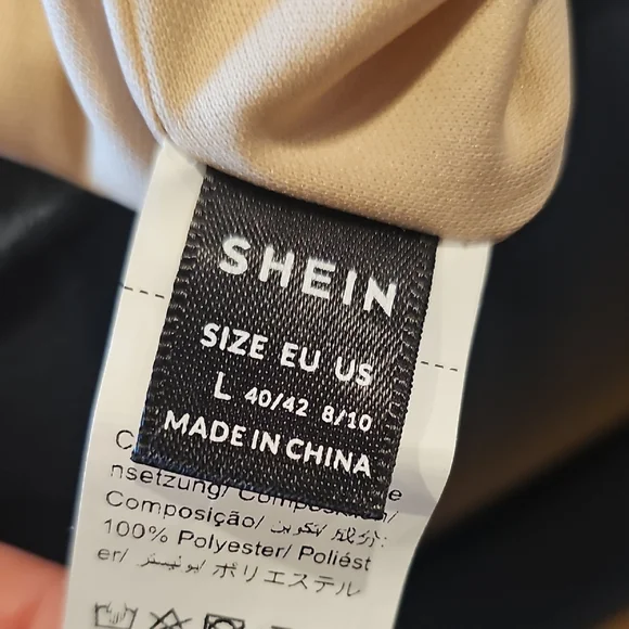 Gold and Cream Fringe Mini Flapper 40s Style Evening Dress - Picture 11 of 12